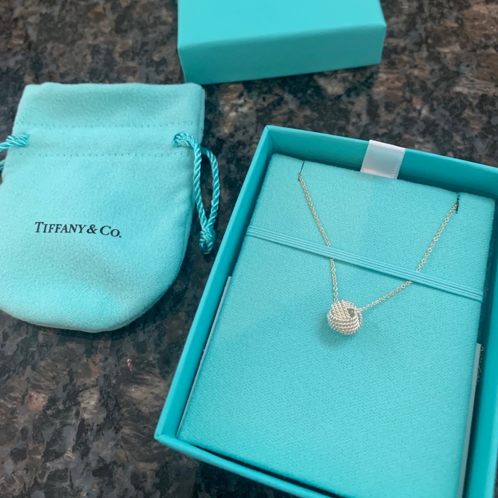 Tiffany Twist Knot Pendant Sterling Silver